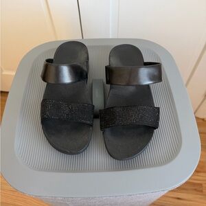 FitFlop Lulu Crystal Embellished Slides